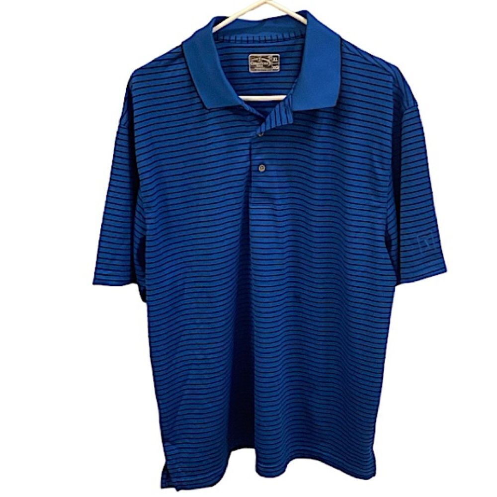 Champions Tour Polo Golf Shirt Men’s Size XL Striped Classiccore Basic Classic